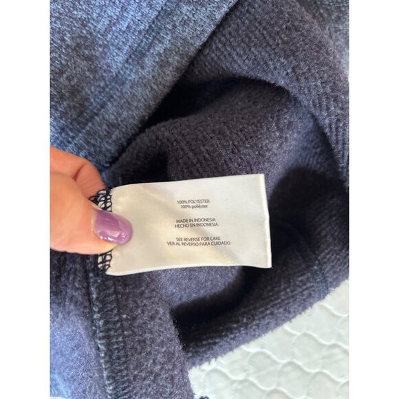 Woolrich Sweater Jacket Pullover Men's L/G Blue Fleece Half Zip Mock Neck - Picture 7 of 11